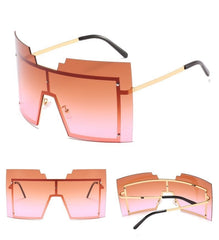 Women's Oversized 'In The Zone' Square Sunglasses