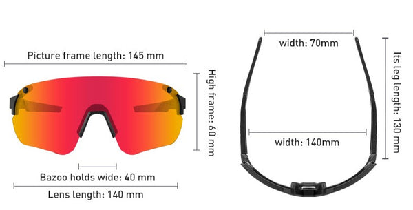 Men's Outdoor '100%' UV400 Cycling Sunglasses