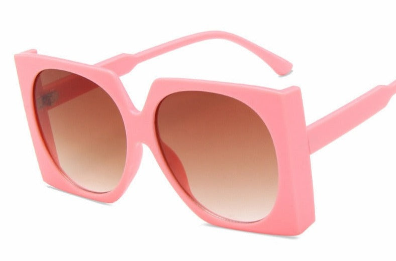 Women's Oversized Square 'Cielo ' Plastic Sunglasses