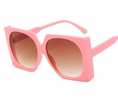 Women's Oversized Square 'Darla' Plastic Sunglasses