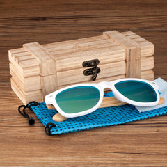 Women's Rectangle  Boracay Summer' Wooden Sunglasses