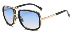 Men's Square 'Cool Lagoon' Metal Sunglasses