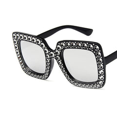 Women's Oversized Square 'Camilla' Plastic Sunglasses