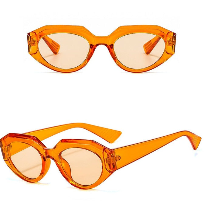 Women's Punk Oval 'Lila Eye Wear' Plastic Sunglasses