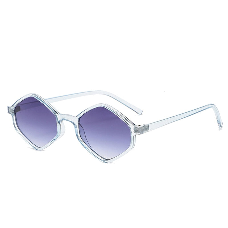 Women's Polygon Square 'Fun in the Sun' Retro Sunglasses