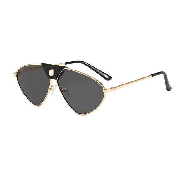 Women's Polarized 'Foxy Sights' Metal Sunglasses