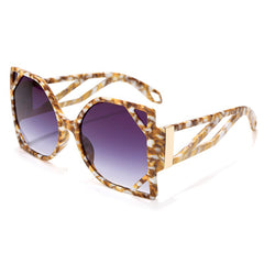 Women's Vintage Square 'Construct' Plastic Sunglasses