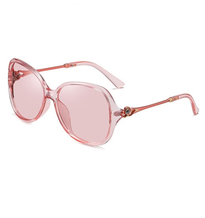 Women's Polarized Oval 'Nalah' Plastic Sunglasses
