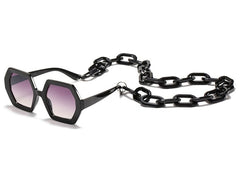 Women's  Square Bell'  Plastic Sunglasses