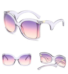 Women's Square 'Fantasy' Oversized Sunglasses