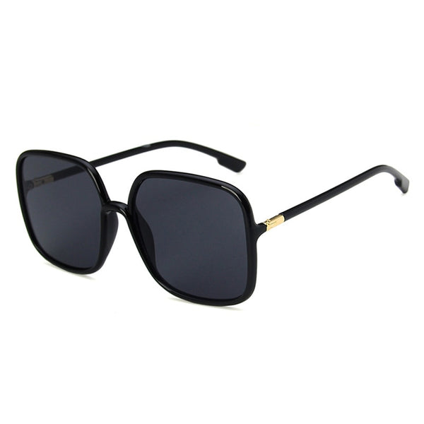 Women's Square 'Holly Spot' Plastic Sunglasses