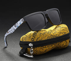 Men's Square 'Eye-catching' Polarized Sunglasses