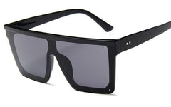 Women's Oversized Square 'Lush' Plastic Sunglasses