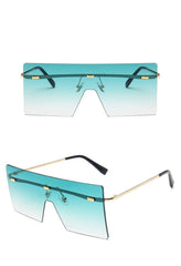 Women's Vintage 'Zone' Square Sunglasses