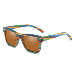 Men's Oval 'Sundy' Wooden Sunglasses