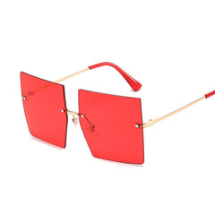 Women's Vintage Square 'Classy Ella' Metal Sunglasses