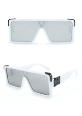 Men's Oversized 'Conjoined' Square Sunglasses