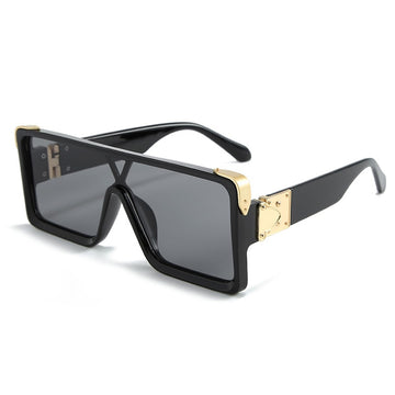 Men's Oversized 'Conjoined' Square Sunglasses