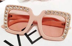 Kid's Girls Oversize 'Diamond Summer' Plastic Sunglasses