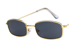 Men's Small Rectangle 'Small Zion' Metal Sunglasses