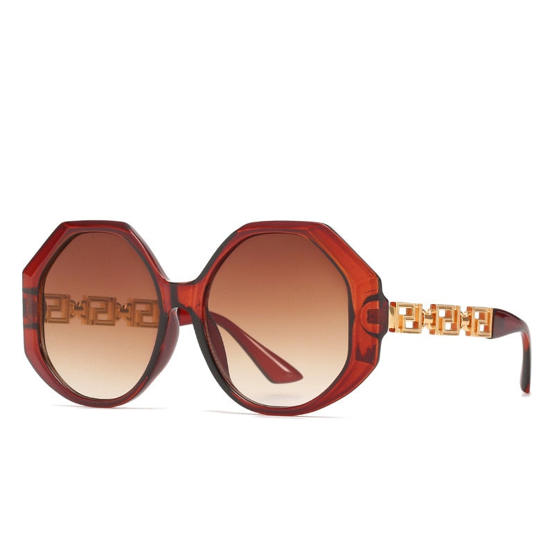 Women's Oversized 'Elegant' Hexagonal Sunglasses