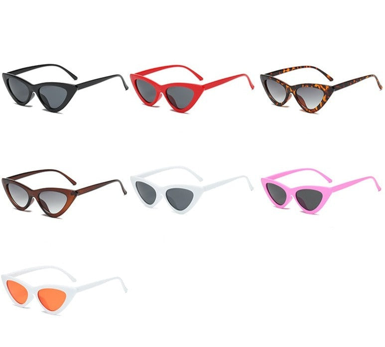 Women's Cat Eye Fashion 'One Brown ' Plastic Sunglasses