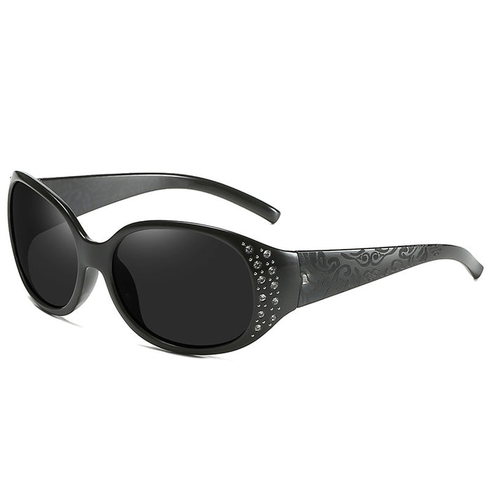 Women's Oval 'Age and Rage' Plastic Sunglasses