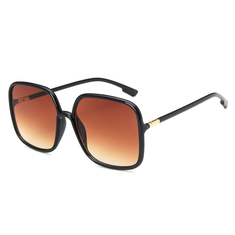 Women's Square 'Holly Spot' Plastic Sunglasses