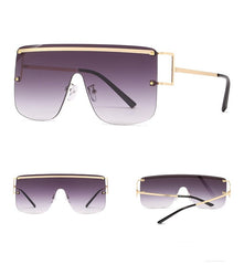 Women's Square 'Passion Fine' Metal Sunglasses