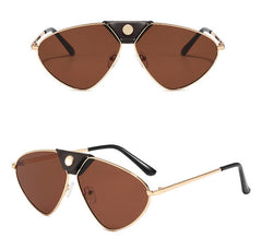 Women's Polarized 'Foxy Sights' Metal Sunglasses