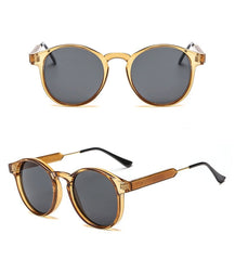 Women's Round 'Shammy' Plastic Sunglasses