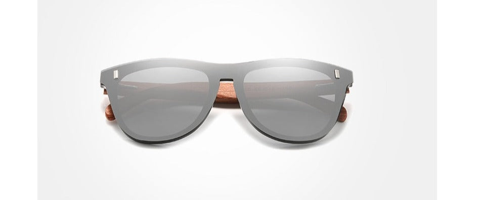 Men's Square 'Wendel ' Wooden Sunglasses