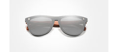 Women's Square 'Bubinga' Wooden Sunglasses