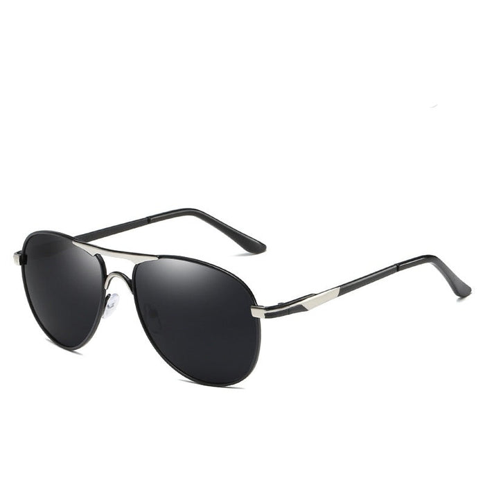 Men's Polarized Round 'Cherry' Metal Sunglasses