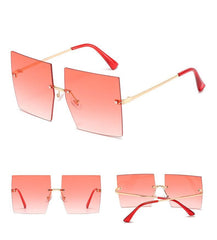 Women's Vintage Square 'Classy Ella' Metal Sunglasses