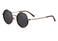 Men's Polarized Round 'Ramzam' Metal Sunglasses