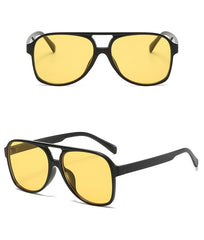 Women's Oversized Round 'Sassy' Plastic Sunglasses