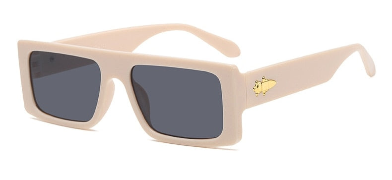 Men's Rectangular 'Capree' Photochromic Sunglasses