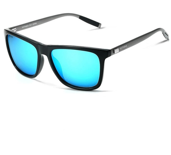 Men's Polarized Pilot 'Varam High ' Metal Sunglasses