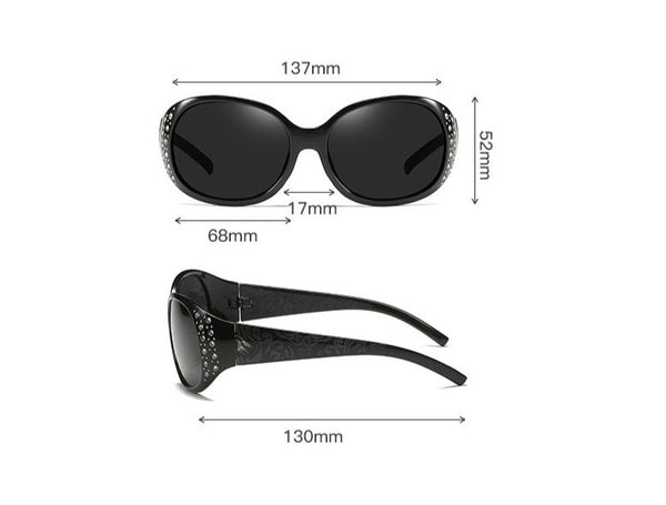 Women's Oval 'Age and Rage' Plastic Sunglasses