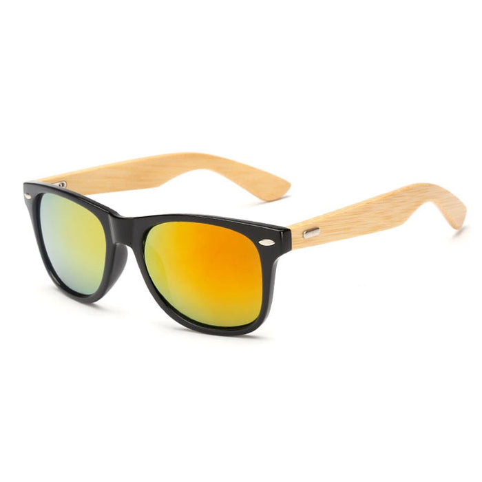 Men's Square 'Creations' Wood Sunglasses