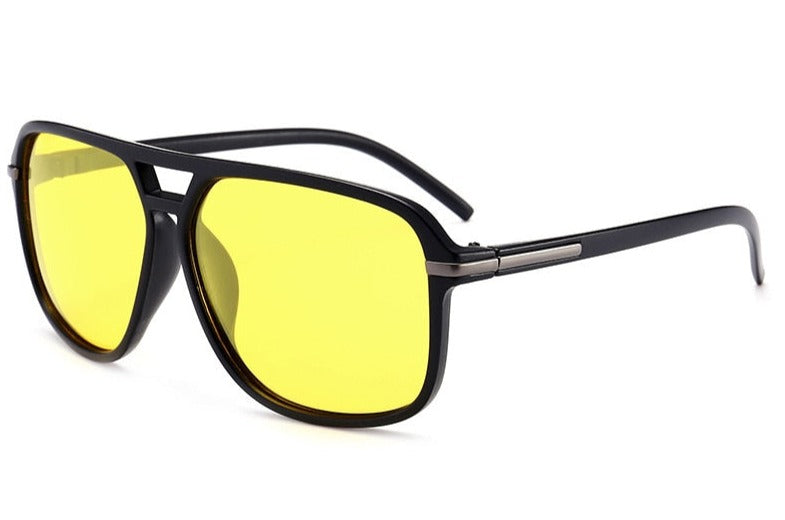 Men's Oversized Rectangle 'Tom Han' Metal Sunglasses