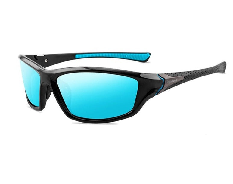 Men's Rectangular 'Downhill' Sunglasses