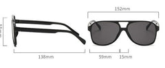 Women's Oversized Round 'Sassy' Plastic Sunglasses