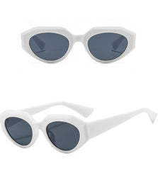 Women's Punk Oval 'Lila Eye Wear' Plastic Sunglasses