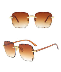 Women's Classic Vintage 'Infinity Beyond' Square Sunglasses