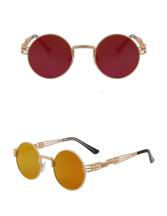 Women's Round 'Funky' Steampunk Sunglasses