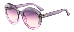 Women's Retro Round 'Galaxy' Plastic Sunglasses