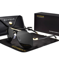 Men's Aviation 'Dispencer' Polarized Sunglasses