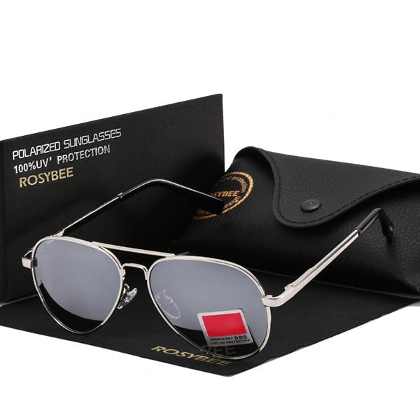 Men's Polarized 'Nitro' Aviator UV400 Sunglasses